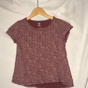 Red and white T-shirt